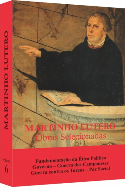 Capa de Obras selecionadas volume 6 - Martinho Lutero