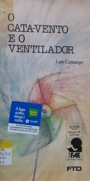 Capa de O cata-vento e o ventilador - Luís Camargo