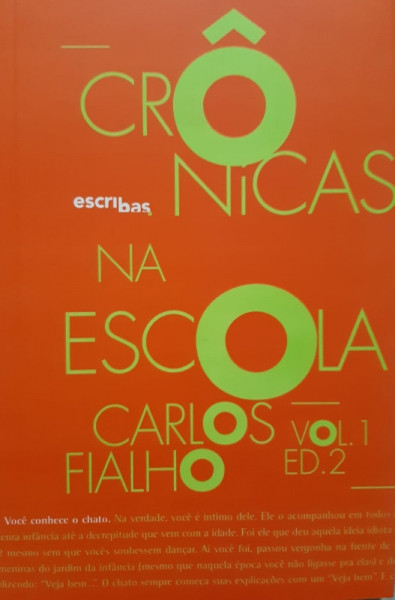 Capa de Crônicas na Escola - Carlos Fialho