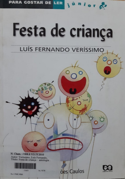 Capa de Festa de criança - Luís Fernando Veríssimo