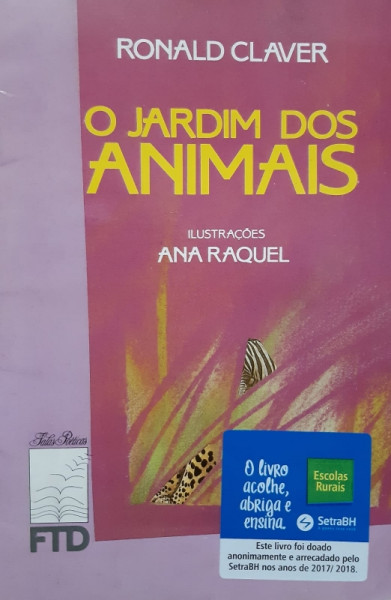 Capa de O Jardim dos Animais - Ronald Claver