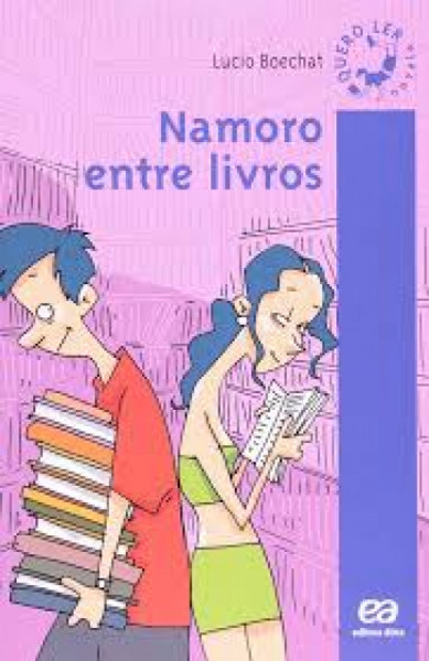 Capa de Namoro entre livros - Lucio Boechat