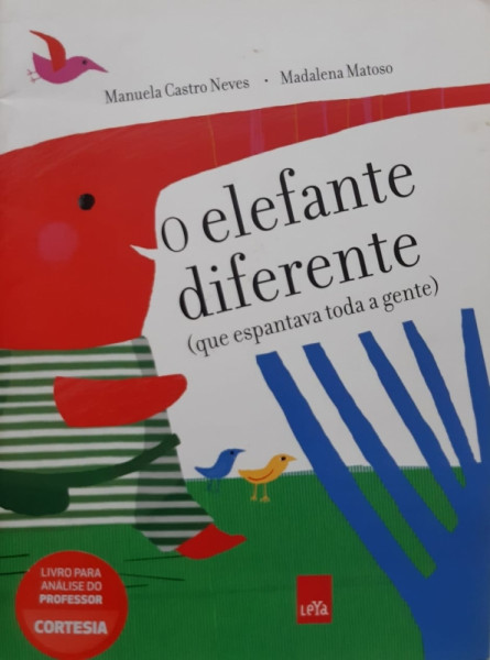 Capa de O elefante diferente - Manuela Castro Neves