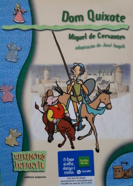Capa de Dom Quixote - Miguel de Cervantes; José Angeli (adap.)