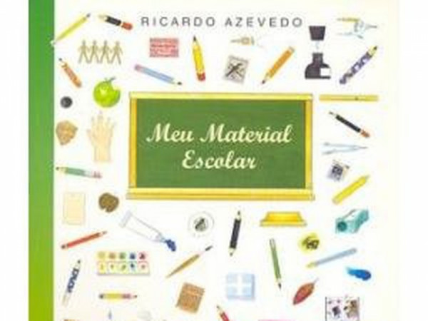 Capa de Meu material escolar - Ricardo Azevedo
