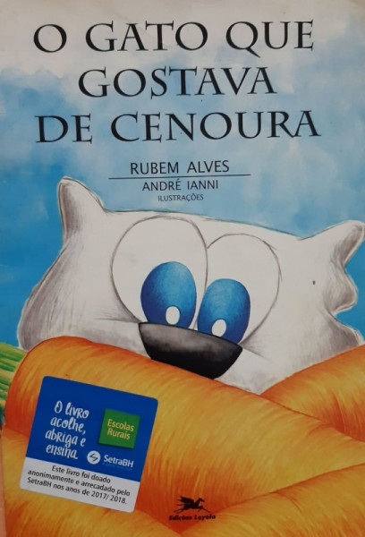 Capa de O gato que gostava de cenoura - Rubem Alves