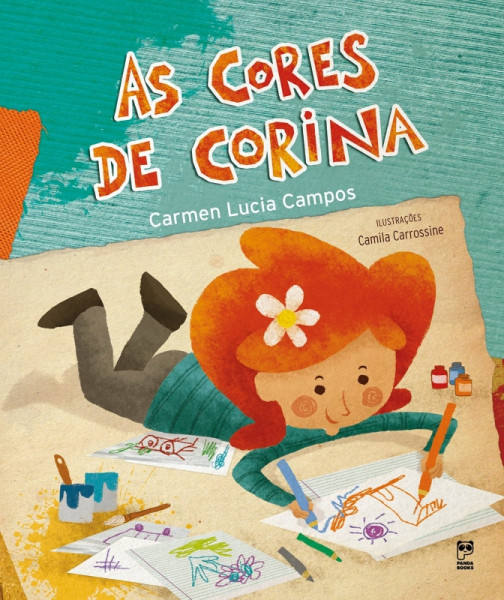 Capa de As cores de Corina - Carmem Lucia Campos