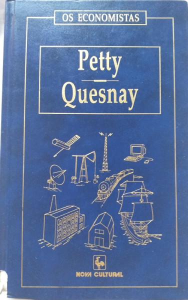 Capa de Os economistas - William Petty; François Quesnay