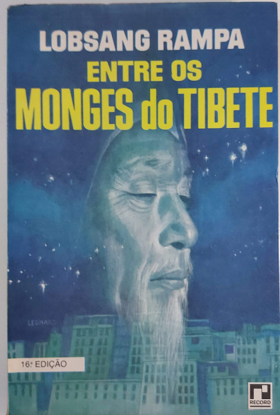 Capa de Entre os Monges do Tibete - Lobsang Rampa Cyril Henry Hoskin