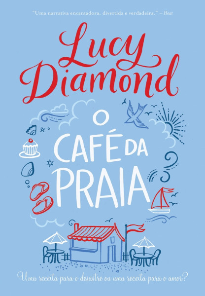 Capa de O café da praia - Lucy Diamond