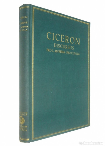 Capa de Discursos - vol. X - Ciceron