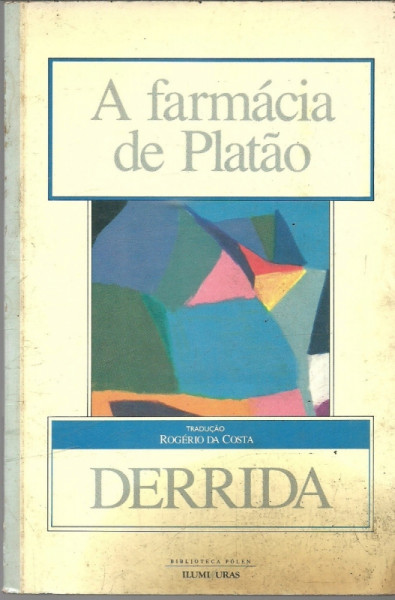 Capa de A farmácia de Platão - Jacques Derrida