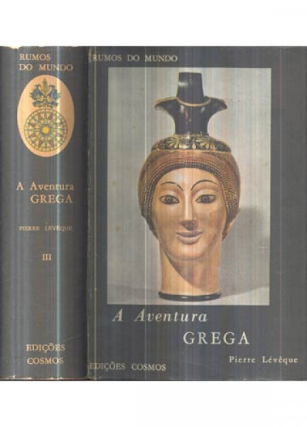 Capa de A Aventura Grega - Pierre Leveque