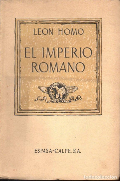 Capa de El Imperio Romano - Leon Homo