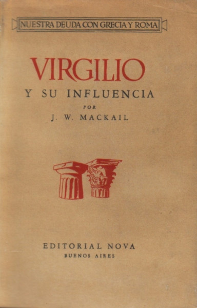 Capa de Virgilio e su influencia - J. W. Mackail
