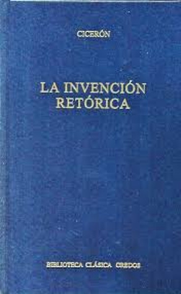 Capa de La Invención Retórica - Cicero
