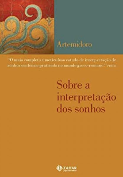 Capa de Sobre a interpretação dos sonhos - Artemidoro