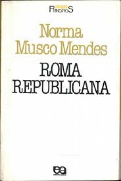 Capa de Roma Republicana - Norma Musco Mendes