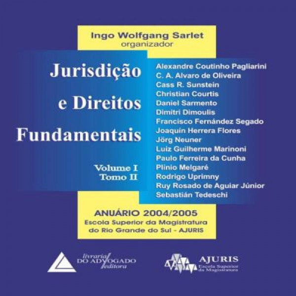 Capa de Jurisdição e direitos fundamentais volume I Tomo II - Ingo Wolfgang Sarlet