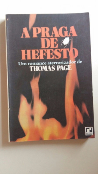 Capa de A praga de Hefesto - Thomas Page