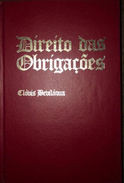 Capa de Direito de obrigações - Clovis Bevilaqua