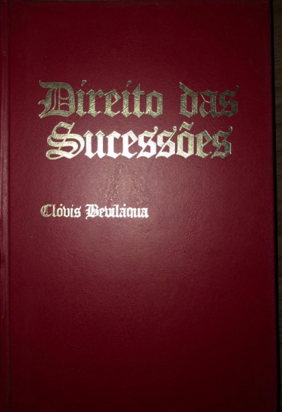 Capa de Direito de sucessões - Clóvis Beviláqua