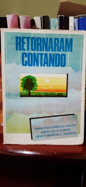Capa de Retornaram contando - Francisco Cândido Xavier; Hércio Marcos C. Arantes
