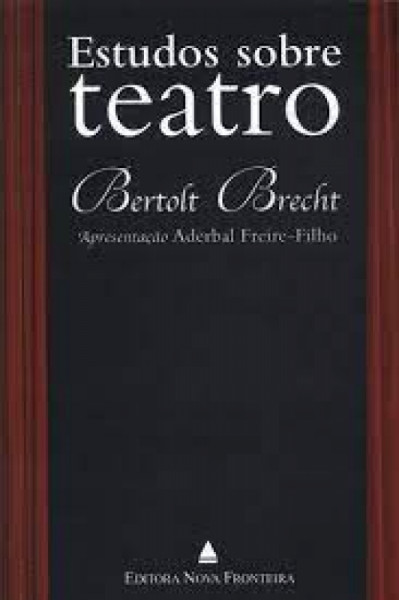 Capa de Estudos sobre teatro - Bertolt Brecht