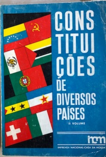 Capa de Constituições de diversos países volume II - Jorge Miranda