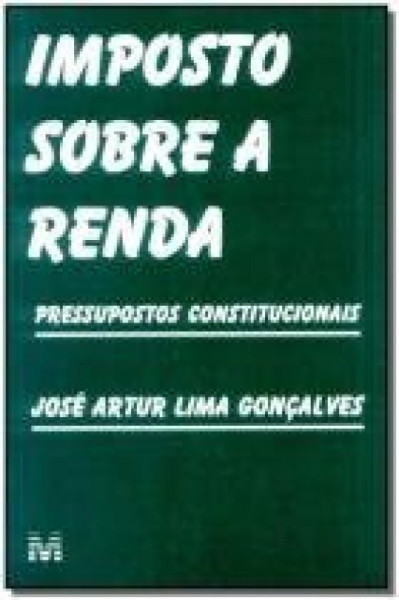 Capa de Imposto sobre a Renda - Jose Artur Lima Gonçalves
