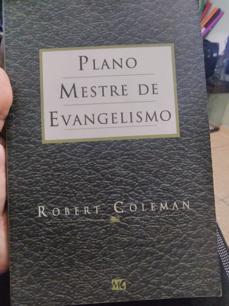 Capa de O plano mestre de evangelismo - Robert E. Coleman