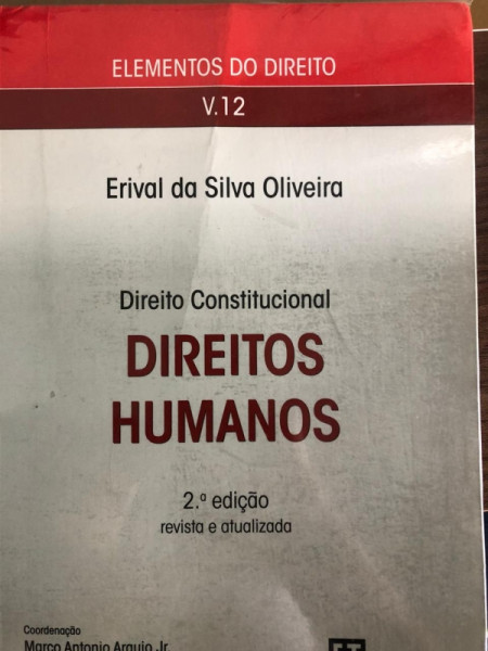 Capa de Direito constitucional - Erival da Silva Oliveira