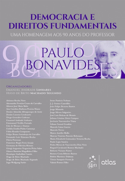 Capa de Democracia e direitos fundamentais - Emanuel Andrade Linhares