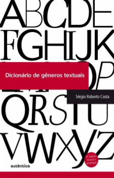 Capa de Dicionário de gêneros textuais - Sérgio Roberto Costa