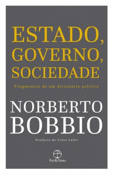 Capa de Estado, governo, sociedade - Norberto Bobbio