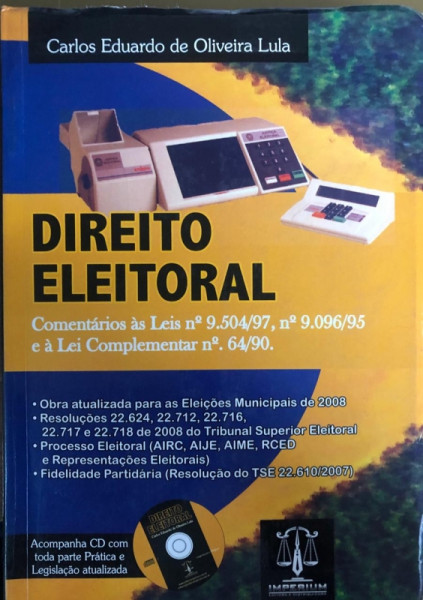 Capa de Direito eleitoral - Carlos Eduardo de Oliveira