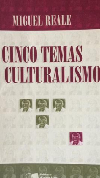 Capa de Cinco temas do culturalismo - Miguel Reale