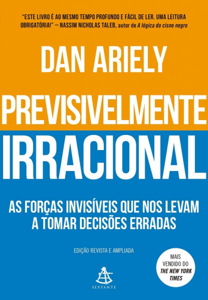 Capa de Previsivelmente irracional - Dan Ariely