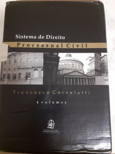 Capa de Sistema de Direito Processual Civil volume III - Francesco Carnelutti