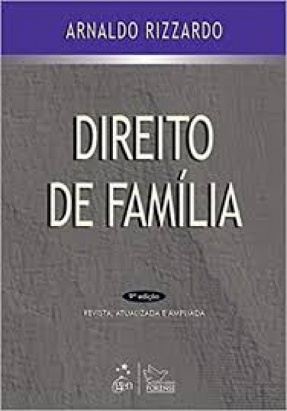 Capa de Direito de família - Arnaldo Rizzardo