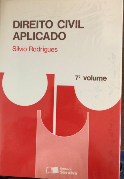 Capa de Direito civil aplicado volume 7 - Silvio Rodrigues