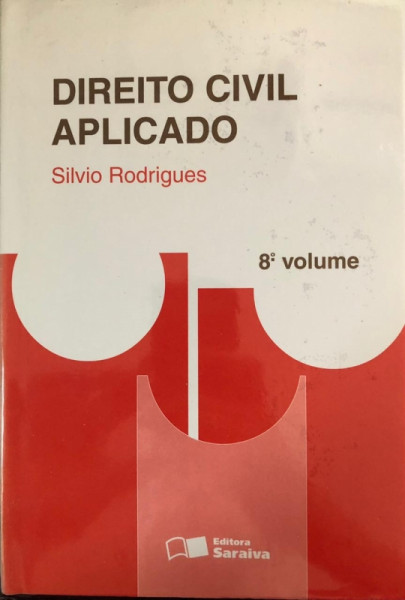 Capa de Direito civil aplicado volume 8 - Silvio Rodrigues