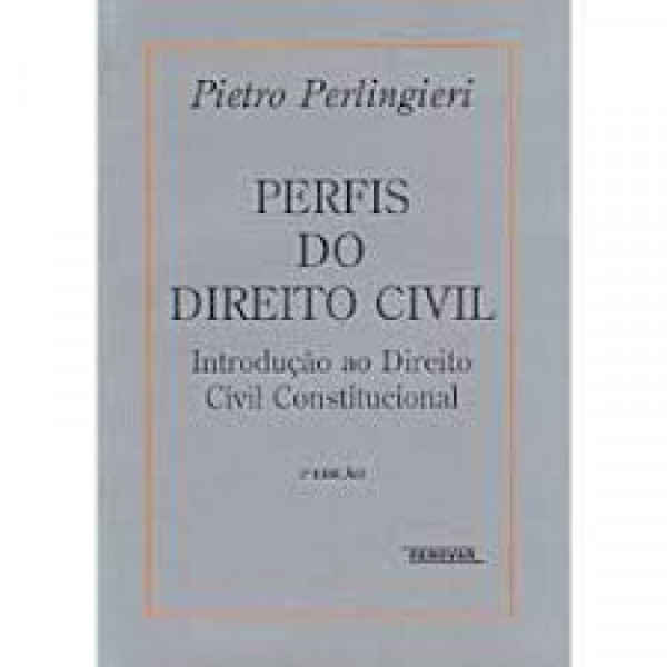 Capa de Perfis do Direito Civil - Pietro Perlingieri