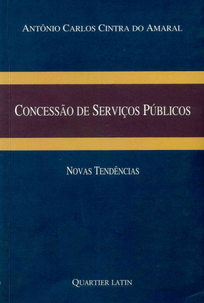 Capa de CONCESSÃO DE SERVIÇOS PÚBLICOS - Antônio Carlos C. do Amaral