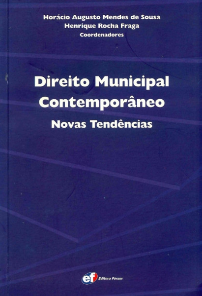 Capa de Direito Municipal Contemporâneo - 