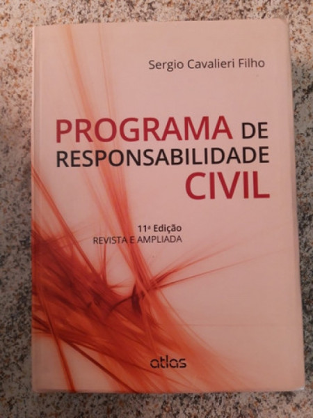 Capa de Programa de Responsabilidde Civil - Sergio Cavalieri Filho
