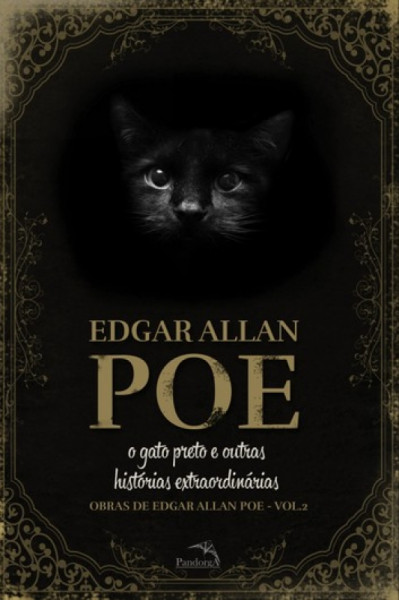 Capa de O gato preto e outras histórias extraordinárias - Edgar Allan Poe