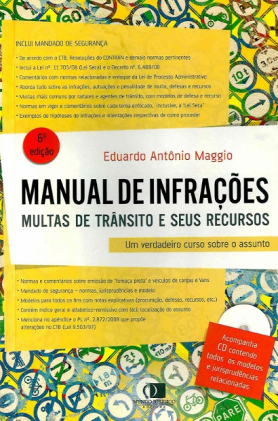 Capa de MANUAL DE INFRAÇÕES - Eduardo Antônio Maggio
