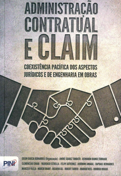 Capa de Administração contratual e CLAIM - Edson Garcia Bernardes (org.)