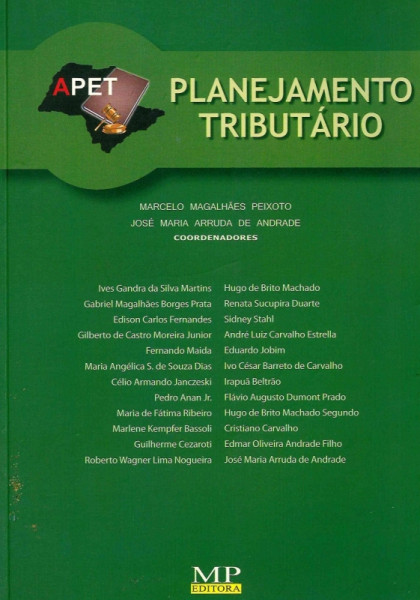 Capa de Planejamento tributário - Marcelo M. Peixoto; José Maria A. de Andrade